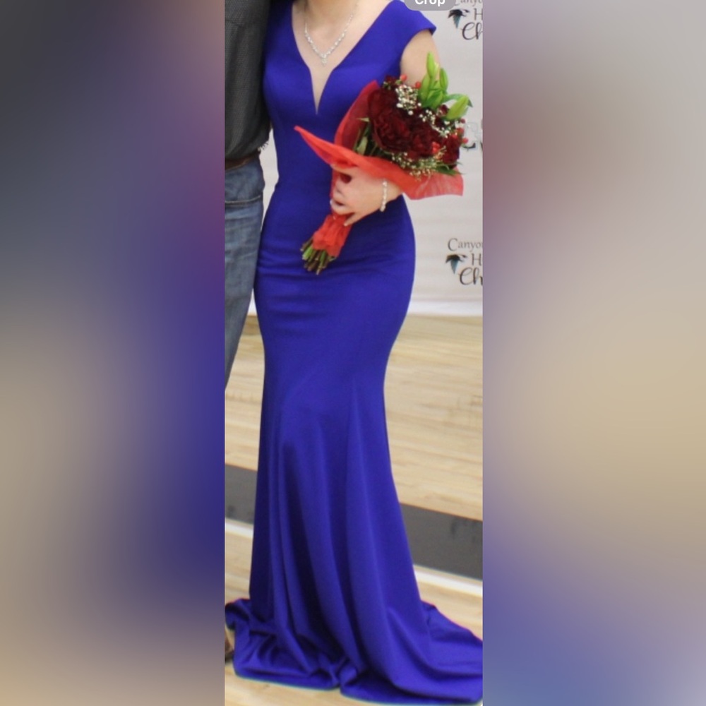 Elegant Royal Blue Gown